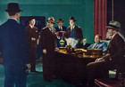 Original 11x14 Lc Edward G  Robinson   Humphrey Bogart - Bullets Or Ballots 1936