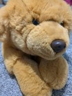 Fao Schwarz Large Golden Retriever Plush Stuffed Super Soft Puppy Dog 20  Lying