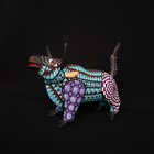 Gorgeous Oaxacan Wood Carving Bull Alebrije  Mexican Folk Art 