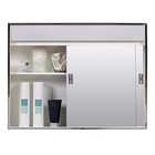 Zenith Metal Sliding 2 Door Medicine Cabinet 18 25 X 23 5 X 5 5 In