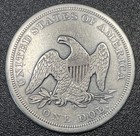 1860-o Liberty Seated Dollar  1 Xf Details Cleaned