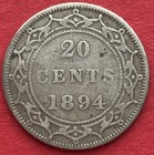 1894 Newfoundland 20 Cents Obverse 1 - Fine - Lot 8445