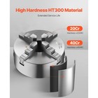 8 In 4-jaw Self-centering Lathe Chuck With 1 1 2 In-8 Backing Plate