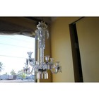 C1850 Antique French Louis-philippe Crystal Candle Chandelier Signed By Baccarat