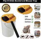 Mouse Rat Trap Flip   Slide Mouse Trap Bucket Catcher Mousetrap Slide Bucket Lid