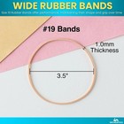 Heavy Duty Rubber Bands  19  Beige  Size 19  1640 Count - Strong   Durable Offic