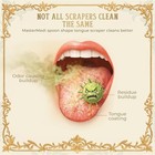 Mastermedi Tongue Scraper For Adults  100  Stainless Steel Tongue Scrubber For B