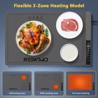 Electric Warming Tray 23 6 x15  Rollable Buffet Food Warming Mat W  Temp Control