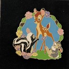 Le 100 Disney Shopping Bambi  Thumper   Flower Playing   Laughing Pin Rare
