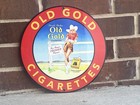 12     Old Gold Tobacco Cigarettes Vintage Style Metal Sign Cowboy Girl