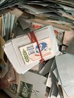 Vintage Stamp Collection Lot Us   World Postage Unsorted Thousands Paper