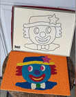 1980 s Vintage Lauri Teaching Toys Brand Rate Foam Rubber Puzzle Colorful Clown