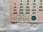 Vintage 1959  13 Month Pan American Wall Calendar