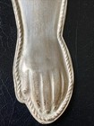 Antique Silver Hand Milagro Ex Voto Italian Devotional Elaborate Details Large