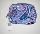 New W tag Vera Bradley Iconic Medium Cosmetic Makani Paisley Makeup Bag Pvc