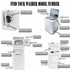 Dryer Door Handle For Whirlpool Kenmore Dryer Amana Crosley W10714516 W10861225