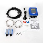 Tuf-2000b Ultrasonic Flowmeter Wall Mounted Digital Host Water Flow Meter Set Us