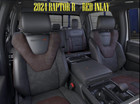 Ford Oem F150 Raptor R New Takeoff Black Red Leather Seat Covers  2023-2026