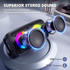 Karaoke Machine Portable Bluetooth Speaker Pa Speaker W 2 Wireless Karaoke Mics