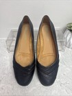 Naturalizer N5 Contour Jaye Flats Shoes Black Leather Slip On Women s Size 9m