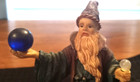 Wizard Figurine Resin Statue Wizard W  Dragon   Crystal Ball Fantasy Decor 6   