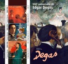 Edgar Degas 190 Years Paintings Art Mnh Stamps 2024 Guinea-bissau M s   2 S s