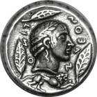 Apollo Charioteer god Of The Sun Son Of Zeus Greek Replica Reproduction Coin
