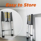 Telescoping Ladder 10 5ft  Telescopic Extension Ladder  Aluminum Alloy Folding L