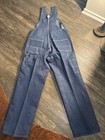 Vintage Oshkosh Bgosh Bib Overalls Mens 34x30 Blue Denim Vestbak Union Made Usa