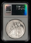 2023 1 Oz Silver Medal Us Navy Armed Forces - White Example - Ngc Ms 70 - X6911