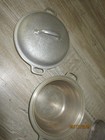 Vintage Century Silver Seal  Dutch Oven   Pot    Hammered Aluminum W  Lid 10 