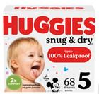 Huggies Snug   Dry Baby Diapers  Size 5  27  Lbs   68 Ct  select For More 