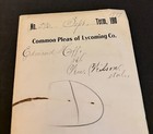 1799 Williamsport Pa Pennsylvania Lawsuit Case Court Document Huff Vs Wilson