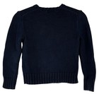 Vintage Ralph Lauren Rl Polo American Flag Navy Crewneck Sweater Youth Kids Sz 6