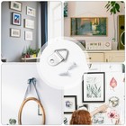 100pcs D Rings Frame Hooks For Picture Hanging With Screws For Hard Walls New