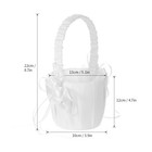 Ivory Ring Bearer Pillow And Wedding Flower Girl Basket Set F wedding Party J7q1