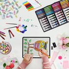 139 Pcs Deluxe Painting Drawing Kit Art Supplies Case Sketchbook Coloring Book