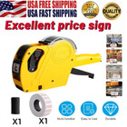 Mx-5500 8 Digits Eos Price Tag Gun  5000   Tags Yellow Sticker Labels  inks