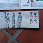 Military Uniforms 1975 Army Navy Marines Militia Set 5 Meisels Hand Colored Fdcs