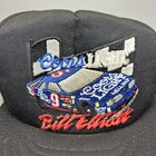 Vintage Bill Elliott Coors Racing Team Nascar 80s  9 Snapback Hat Rare Cap Black
