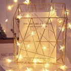 Battery Operated 50 Led Star Fairy String Lights Lamp Christmas Party Home Decor