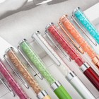 30pcs New Creative Metal Ballpoint Pen Stationery Crystal Gift Diamond Pen
