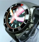 Bloodmoon Seiko Nh36a Box  papers  red Sapphire Crystal Ceramic Bezel   Dis bk 