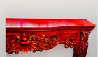 Victorian Style Hand Carved Fireplace Mantel Surround     Ornate Wood Veneer 