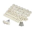 100pack Wool Felt Pad Wheel Polishing Tip Jade Carving Ivory Carving Jewelry