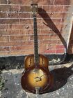 1930 National Triolian Resophonic Tenor Guitar Used   Enjoyed For 95 Years 