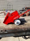 Vintage Murray Pedal Car pedal Tractor Red Dump Trac Trailer   Cart wagon rare