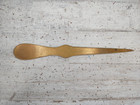 Vintage Pacific Desk Company Etched Ornate Scroll Brass Letter Opener 7 7 8 