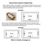 Alabama Roll Tide Reusable 10 Mil Laser Cut Mylar Stencil Painting Craft Supply