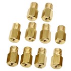 For Mi-kuni Vm tm tmx Carb Brass Jet 200-290 10pcs Carburetor Hex Type Main Jet